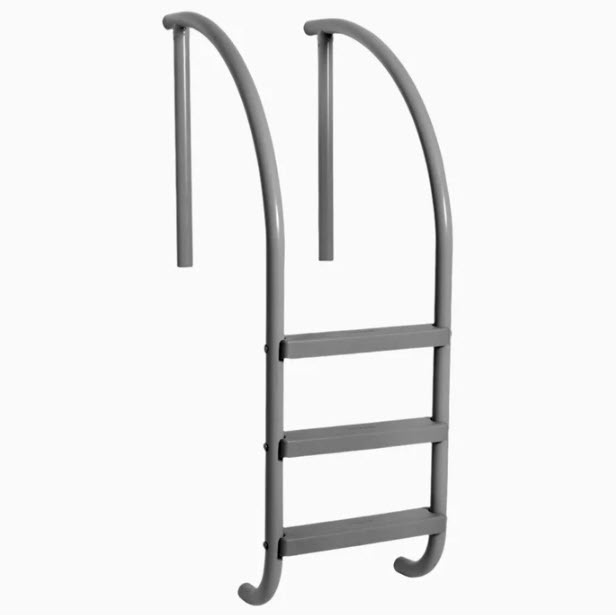 Saftron Triton Series Pool Ladder Graphite Gray